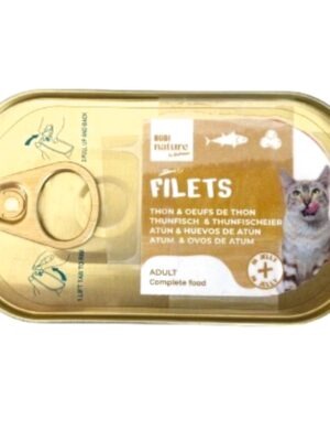 Bubi Nature Filets Atún y Huevas en Gelatina (85g)