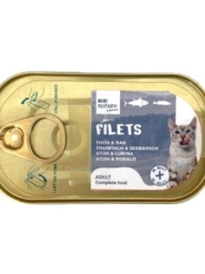 Bubi Nature Filets Atún y Lubina en Gelatina (85g)