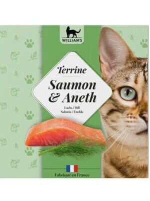 Tarrina William's para Gatos - Salmón y Eneldo (80g)