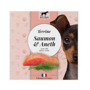 Tarrina William's para Perros - Salmón y Eneldo (80g)