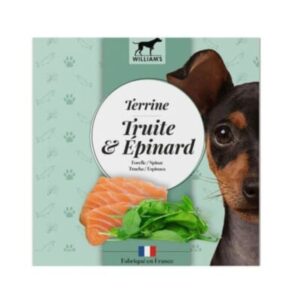 Tarrina William's para Perros - Trucha y Espinacas (80g)