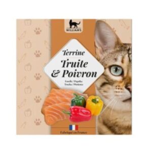Tarrina William's para Gatos - Trucha y Pimiento (80g)