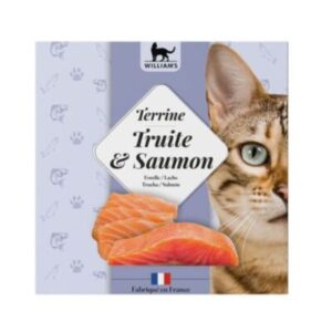 Tarrina William's para Gatos - Trucha y Salmón (80g)